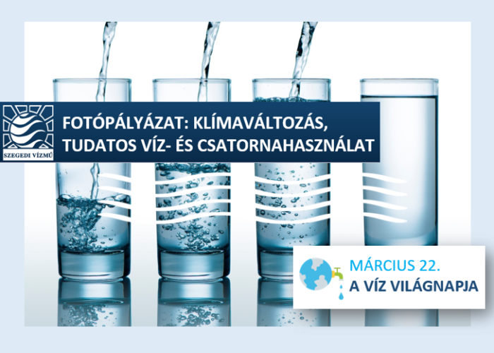 Fotópályázat: klímaváltozás, tudatos víz- és csatornahasználat