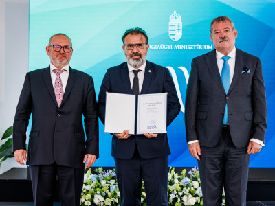 Rangos szakmai elismerést kapott a Szegedi Vízmű vezérigazgatója
