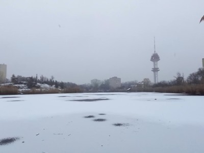 Elkezdtek befagyni a szegedi záportározók